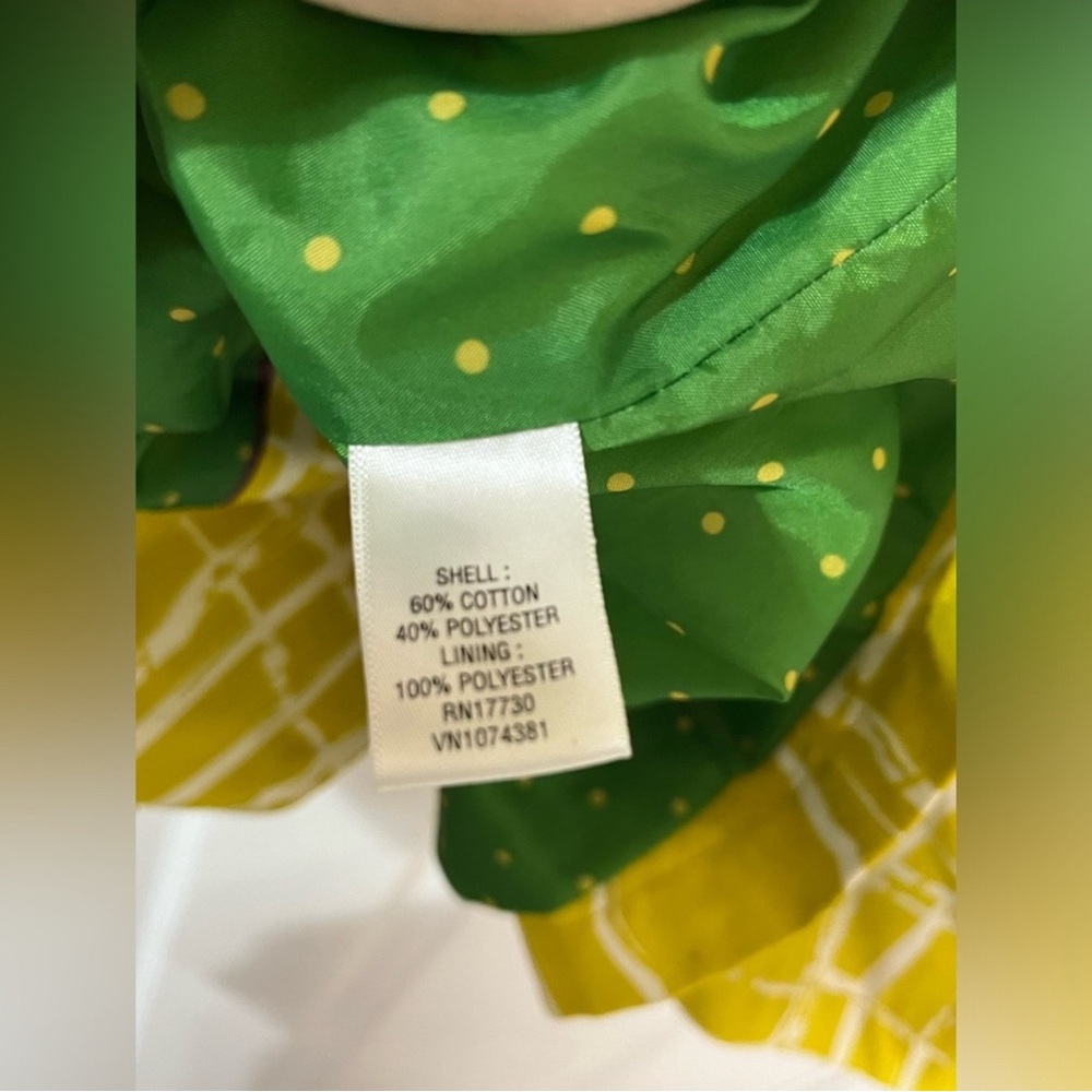 Merona chartreuse lime and white pea coat jacket - Picture 6 of 6